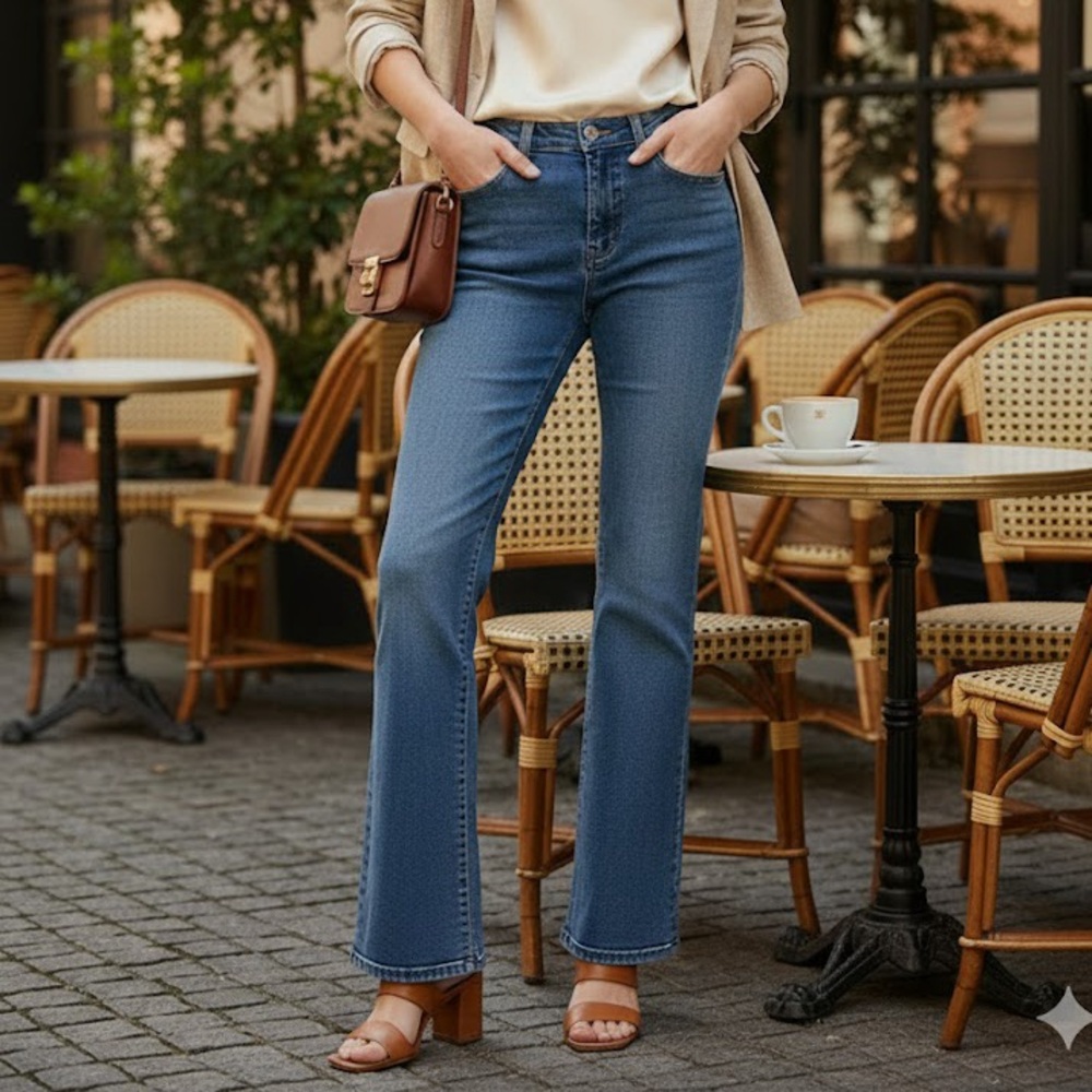 Women’s Ralph Lauren Blue Flare Jeans | Classic Bootcut | Size 2